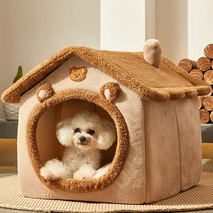 Plush Cozy Dog House