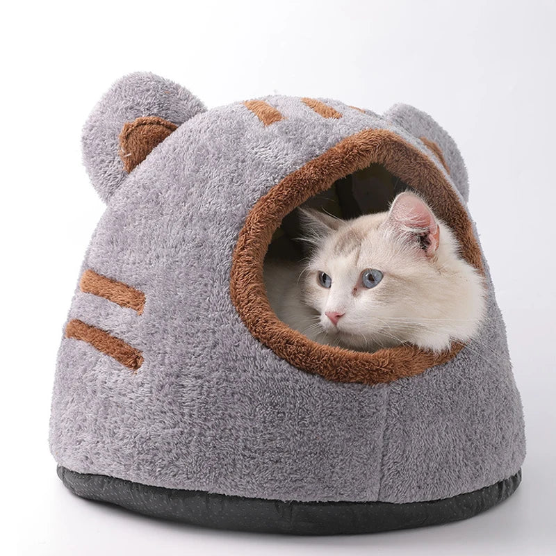 Bear Hug Pet Cave Bed  - For Cats