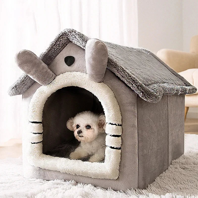 Plush Cozy Dog House