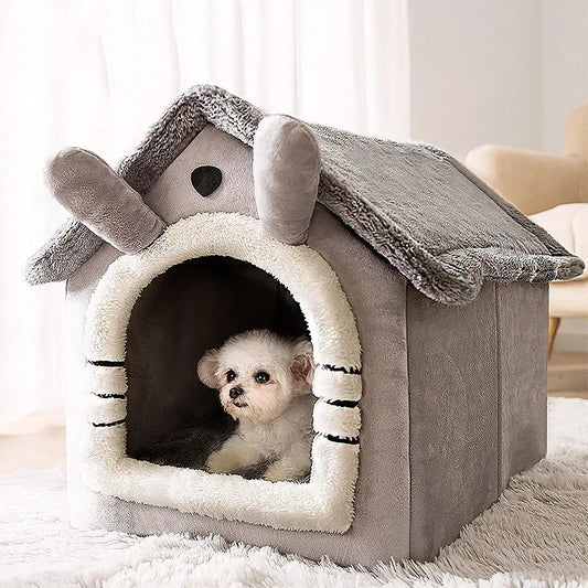 Plush Cozy Dog House